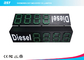 Custom 10" Green Gas Station Digital Price Signs To Display Daily Prices