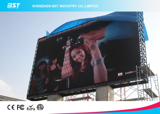 Wysoka częstotliwość odświeżania 6mm Pixel Pitch Full Color Outdoor LED Display for Dynamic Advertising
