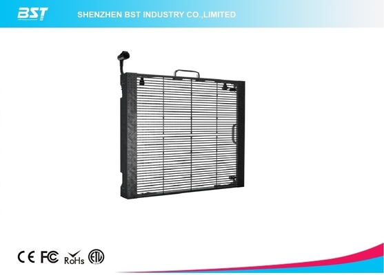 Windproof Outdoor Rental Przejrzysty ekran LED Pixel Pitch 10mm Led Display