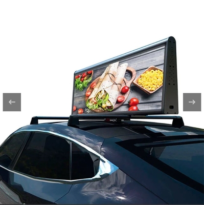 Full Color 4G Wireless P3 Taxi Top Screens 40000 pikseli na m2 wodoodporny IP65 OEM