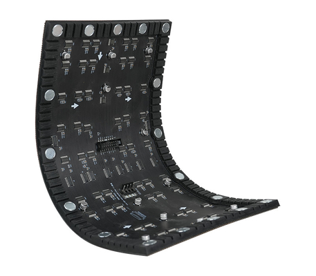 Wewnętrzny/zewnętrzny elastyczny wyświetlacz LED P2.5 mm 240mm X120mm SMD2121 konfiguracja pikseli