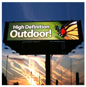 Full Color Outdoor Advertising LED Display Ultra Thin Lightweight Easy To Install dla dynamicznej reklamy