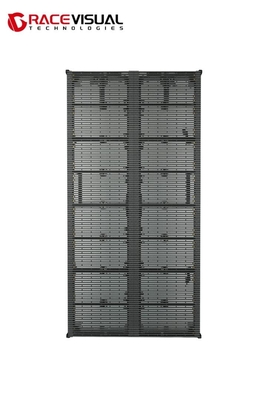 500mmX1000mm Przejrzyste Ultra Cienkie, Lekkie Ekran LED do potrzeb wewnętrznych / zewnętrznych