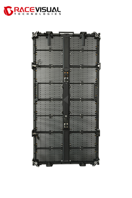 P3.9-7.8 Przejrzysty zewnętrzny wyświetlacz LED o gęstości pikseli 32768px/m2 i masie 9 kg na panel