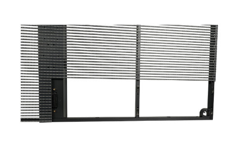 500mmX1000mm Przejrzyste Ultra Cienkie, Lekkie Ekran LED do potrzeb wewnętrznych / zewnętrznych