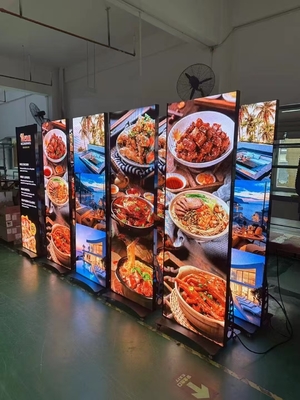 Ultra-Slim LED Poster 960×1920mm    Opcje instalacji zawieszone, montowane na ścianie i splicing