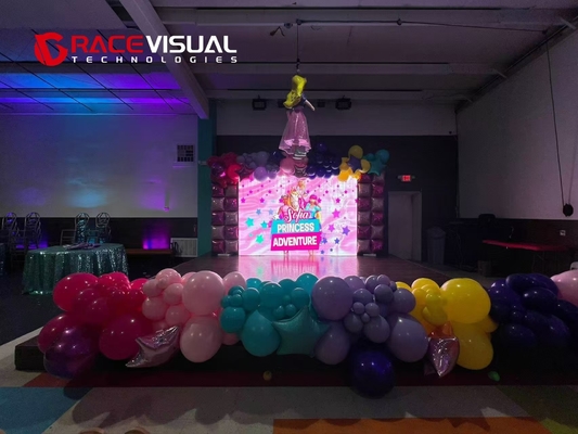 7680HZ 500x500mm IRA Series Indoor Rental LED Display z rozdzielczością modułu 64x64px i IP Rating IP40/IP21