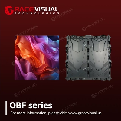 OBF serii HD reklamy LED wyświetlacz Slim i stylowy Die-cast Design, wspierając w pełni obsługę frontu
