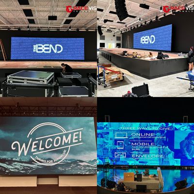 IRA serii P3.9 Profesjonalny wypożyczalny system wyświetlacza LED 600nits Wysoka jasność. 7680Hz Ultra-Głupia częstotliwość odświeżania. 500×1000mm Modularny projekt.