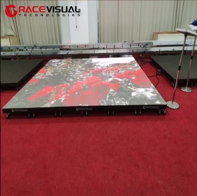Wysoki współczynnik kontrastu DF Series LED Dance Floor Cold Steel/Aluminium/Die-casting Aluminium Panel