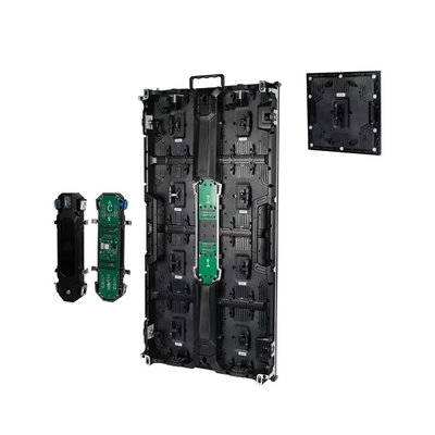600 nits Jasność 7680 Hz Refresh P2.97 Wynajem LED Wall RB Series 500×1000 mm Modularne szafki do imprez w pomieszczeniach