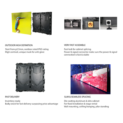 OBR Series Reklamy LED Display Aluminiowy panel 3820hz 5000nits Jasność dla billboardów i billboardów zewnętrznych