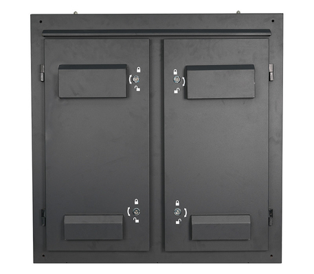 Wysokiej jasności zewnętrzny wyświetlacz LED 960x960mm Chłodna szafa ze stali, 3840Hz odświeżanie, do 6500 nitów
