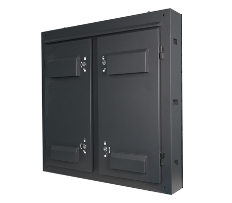 Wysokiej jasności zewnętrzny wyświetlacz LED 960x960mm Chłodna szafa ze stali, 3840Hz odświeżanie, do 6500 nitów
