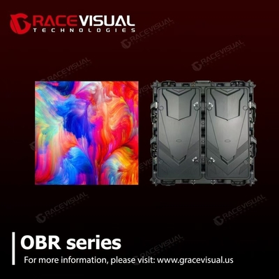 OBR Series Outdoor Fixed LED Display z częstotliwością odświeżania 7680 Hz, Aluminium do odlewania na scenę i aplikacje dla wydarzeń