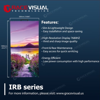 ORB Series P3.91 Wynajem na zewnątrz 500mmx1000mm 7680Hz Wysoka częstotliwość odświeżania 4500nits Jasność LED Display/Wall