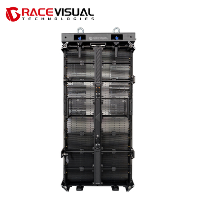 Ultraświetlny przezroczysty ekran LED z materiałem panelu ze stopu aluminium 9 kg na panel