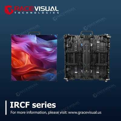 IRCF Series P2.6 Ultra-Thin Modular Curved LED Walls. Lekkie, certyfikowane przez CCC, zbudowane do kreatywnych instalacji wewnętrznych i wystaw.