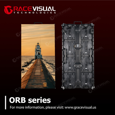 ORB Series Rental LED Video Wall z 2,6 mm 2,9 mm 3,9 mm i 4,8 mm Pixel Pitch Featuring 500 × 500 mm i 500 × 1000 mm Panelów 7680Hz Refresh Rate i 4500nits Jasność