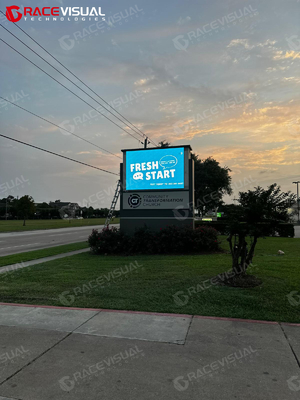 Seria OA P5.7 Zewnętrzny Billboard LED – Energooszczędny, Niskotemperaturowy Design z Dostępem Serwisowym z Przodu/Tyłu i Montażem Ściennym