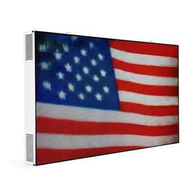 Zewnętrzny wyświetlacz LED serii OA z białą obudową, częstotliwość odświeżania 3840 Hz i konserwacja z przodu i z tyłu