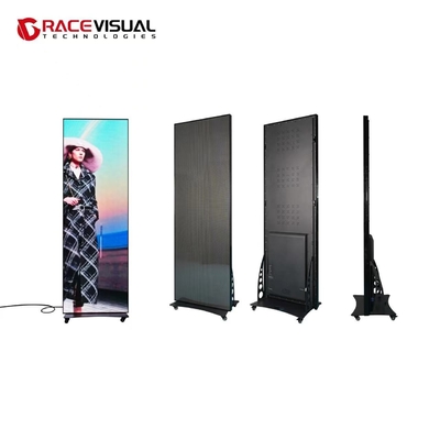 P1.86 Wnętrze Plakat LED Display z ultracienką i lekką konstrukcją odpowiednią do wszelkich scen wnętrza